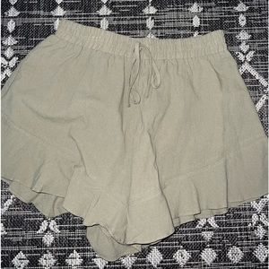 Brand New SHEIN Ruffle Trim Shorts